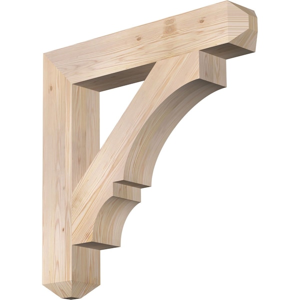 Ekena Millwork Balboa Craftsman Smooth Bracket, Douglas Fir, 5 1/2"W x 34"D x 34"H BKT06X34X34BOA04SDF - main